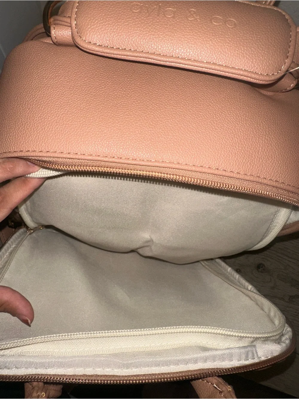 Ayla & Co mini Bag color Caffe